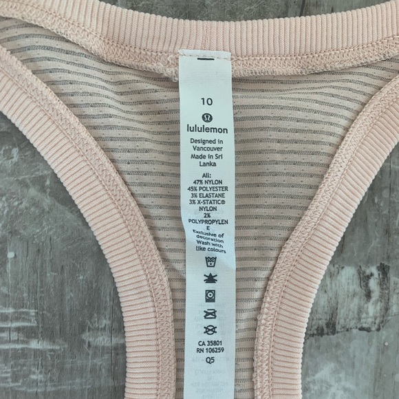 Lululemon sheer/mesh tank top. - Picture 6 of 6